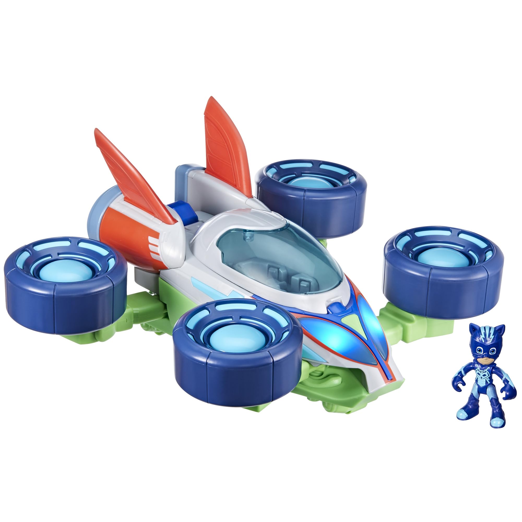 PJ Masks PJ Explorider lands mode lights boost action-packed play.
