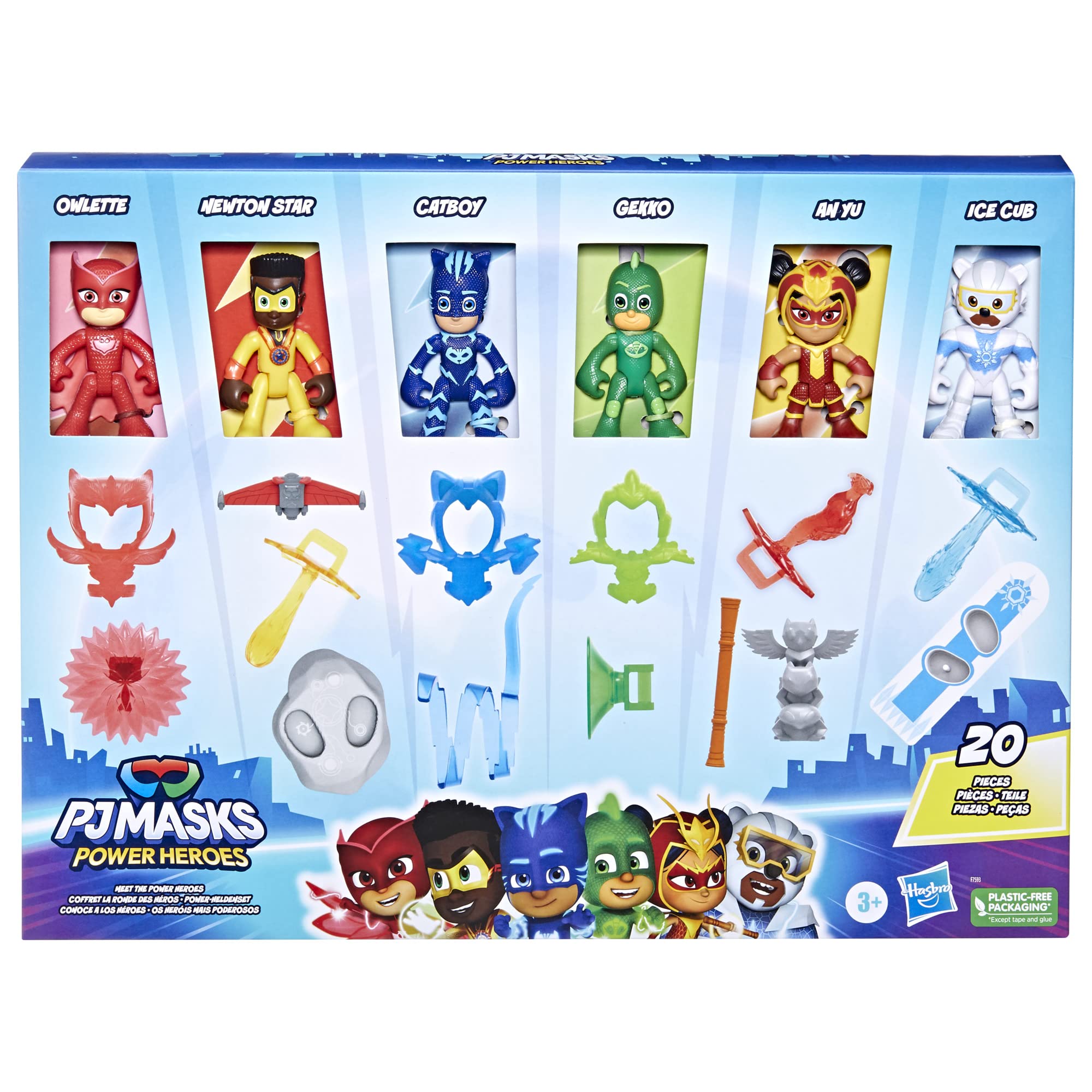 PJ Masks Power Heroes Gecko figure inspires action-packed pretend adventures