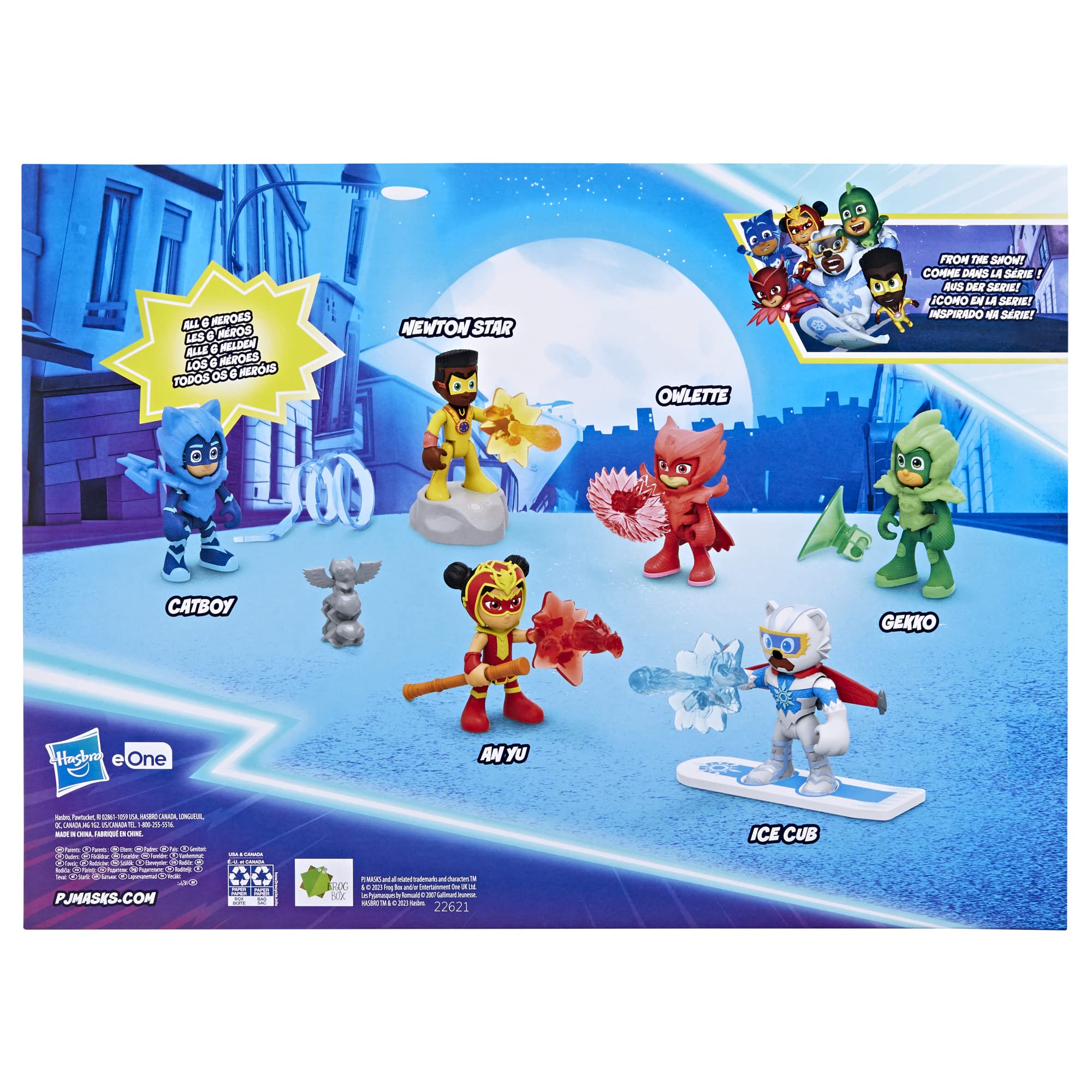 PJ Masks Power Heroes Newton Star figure fuels space-themed imaginative play