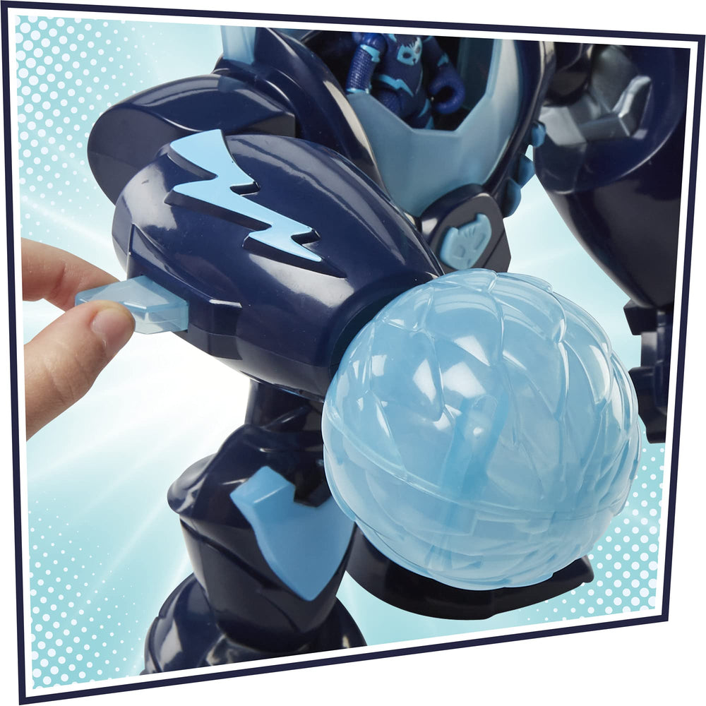 PJ Masks Robo-Catboy extendable Super Cat Stripes boost action.