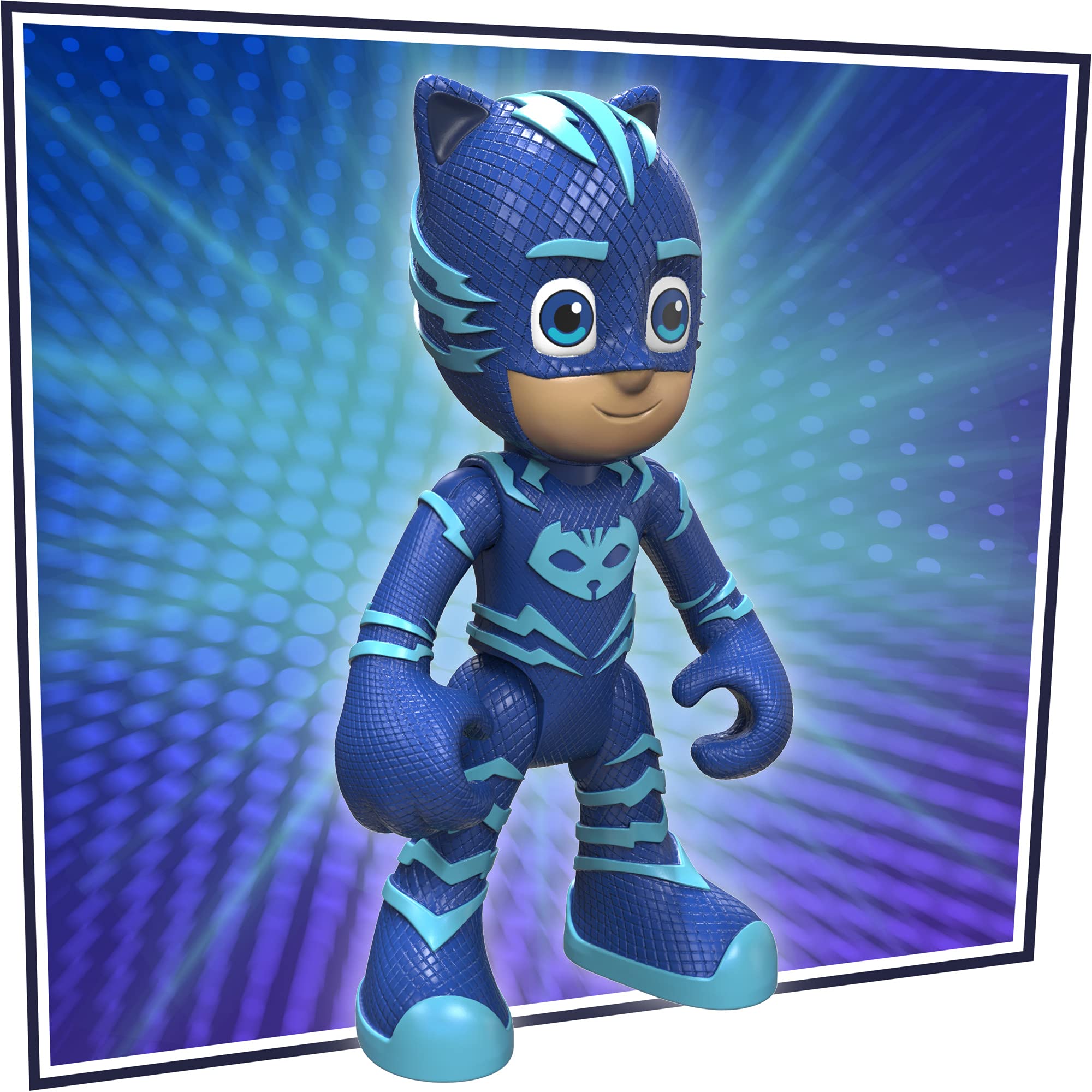 PJ Masks Robo-Catboy villain figures recognition opens more effects.