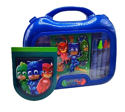 PJ Masks sticker pack with reusable stickers supports play.
