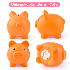 PJDRLLC medium-size piggy bank, easy for small hands to hold