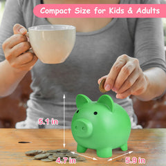 PJDRLLC piggy bank with easy coin access for quick deposits and withdrawals.