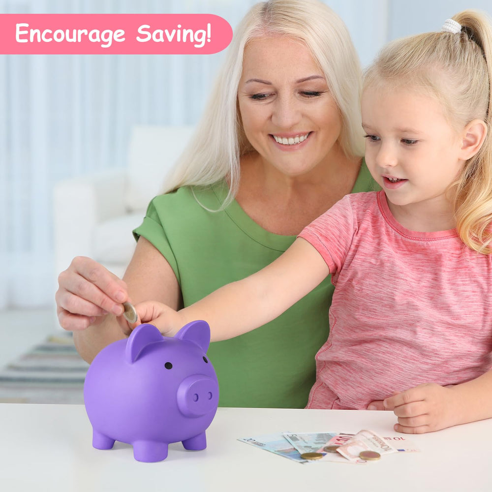 PJDRLLC Piggy Bank with a kid-friendly design that invites saving.