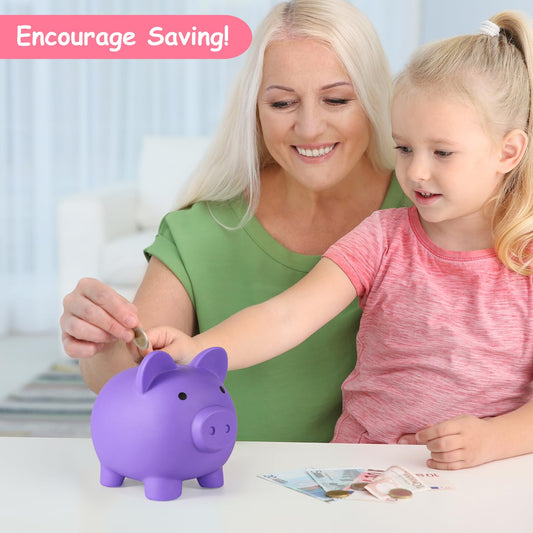 PJDRLLC Piggy Bank with a kid-friendly design that invites saving.
