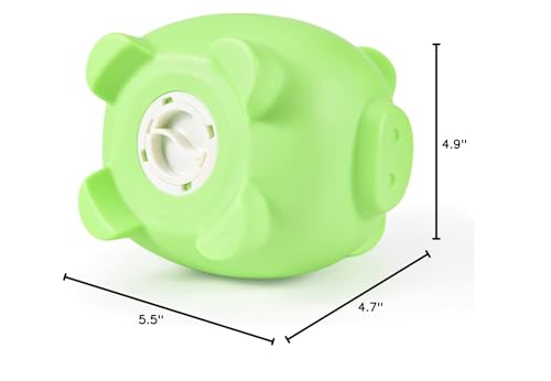 Medium-size PJDRLLC piggy bank is ideal for young savers to carry.