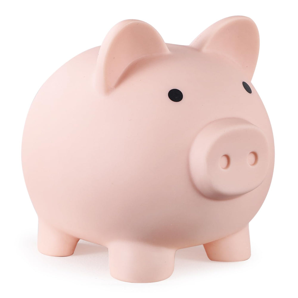 PJDRLLC piggy bank in unbreakable plastic design for durable savings