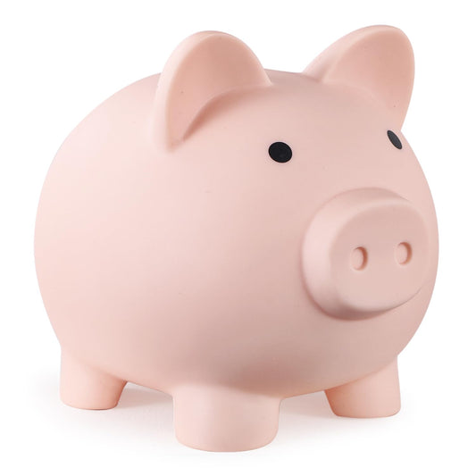 PJDRLLC piggy bank in unbreakable plastic design for durable savings