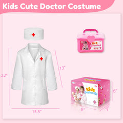 PJG Doctor Kit blood-pressure cuff demonstrates movement for realistic pretend checkups.