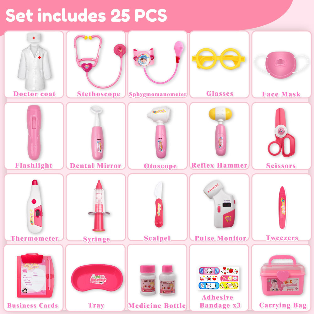 PJG Doctor Kit dental mirror supports friendly, interactive dental care play.