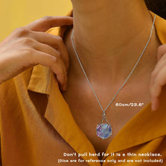 PJOY DND necklace 304 stainless steel construction emphasizes durable, hypoallergenic jewelry