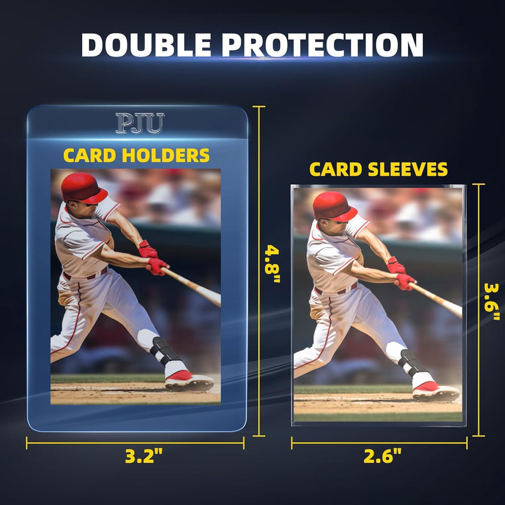 PJU 200ct soft sleeves prevent scratches on trading cards.