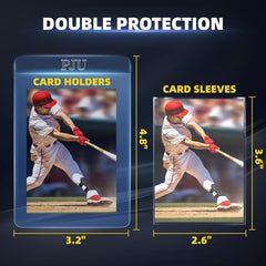 PJU 200ct soft sleeves prevent scratches on trading cards.