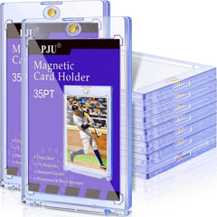 PJU 30ct Magnetic Card Holder closeup highlights clear acrylic and UV protection
