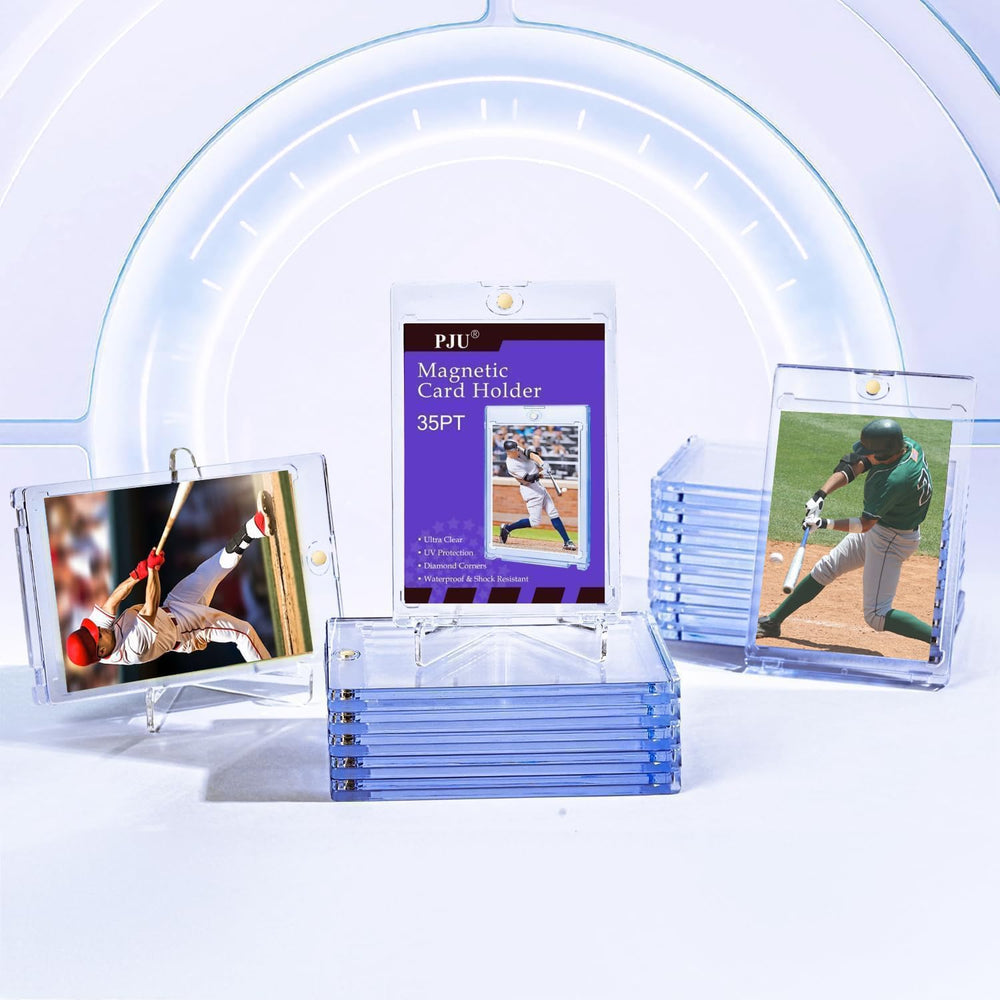 PJU 30ct Magnetic Card Holder UV protection detail helps reduce fade risk