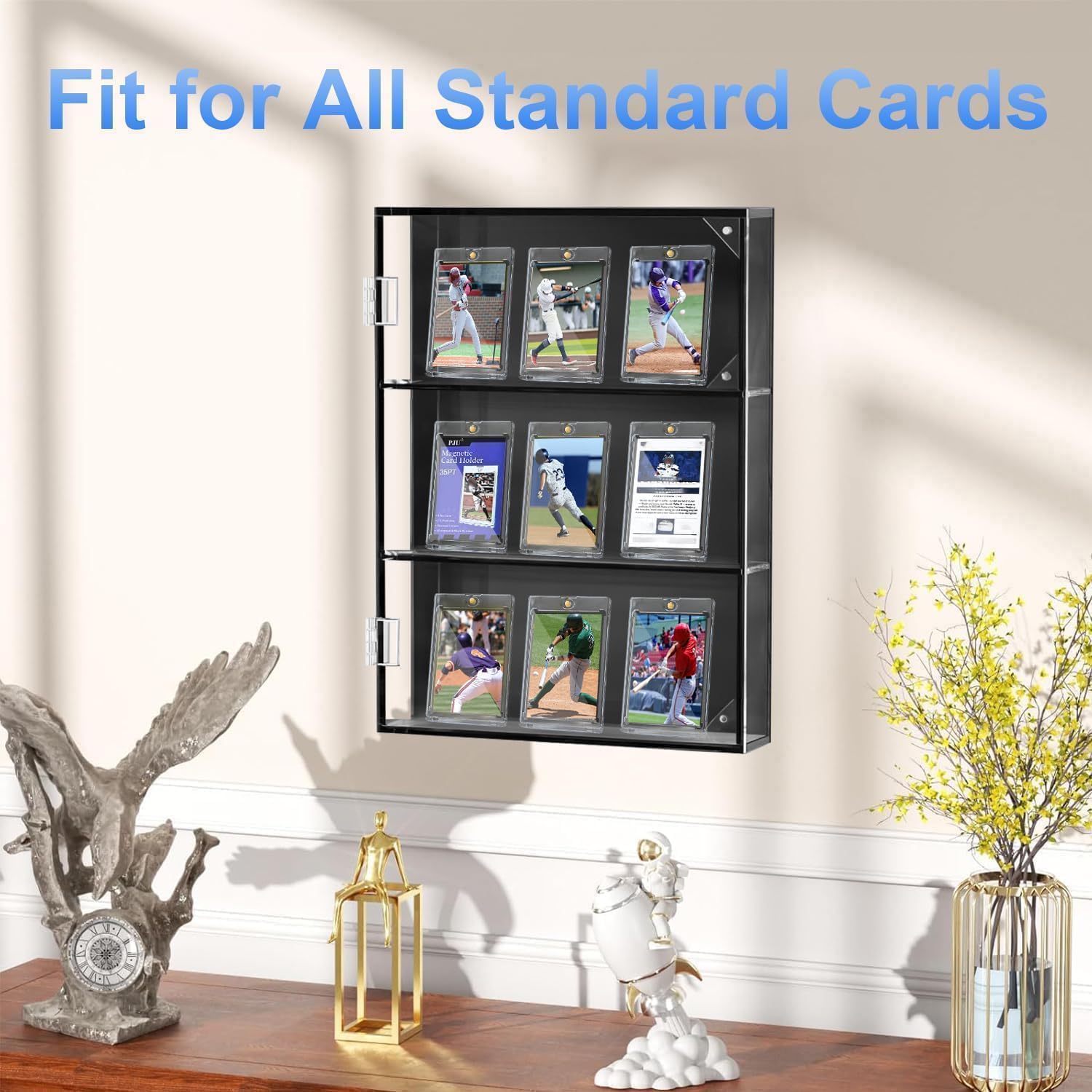 PJU card holder magnet closure showing secure storage and access.