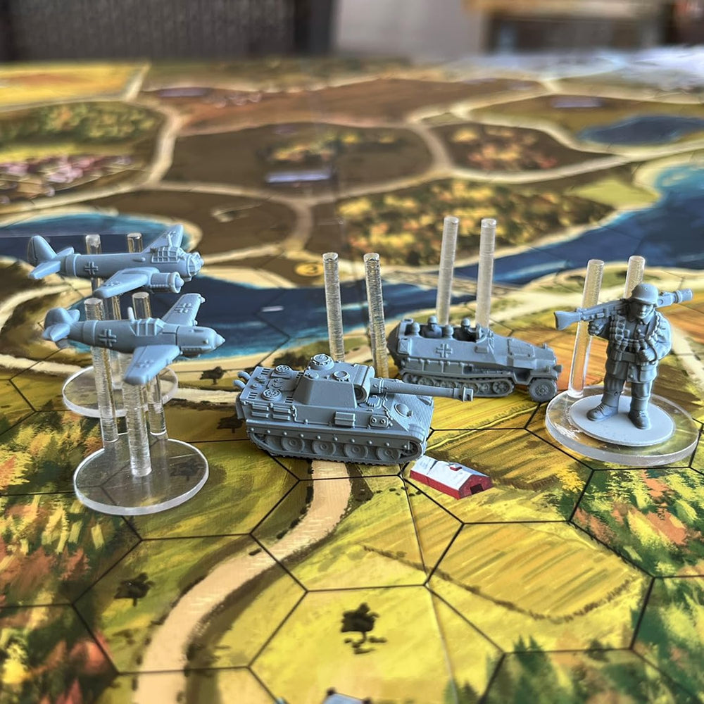 PKB Games Aces & Armor battle-ready figures evoke historical atmosphere and strategic vibe.