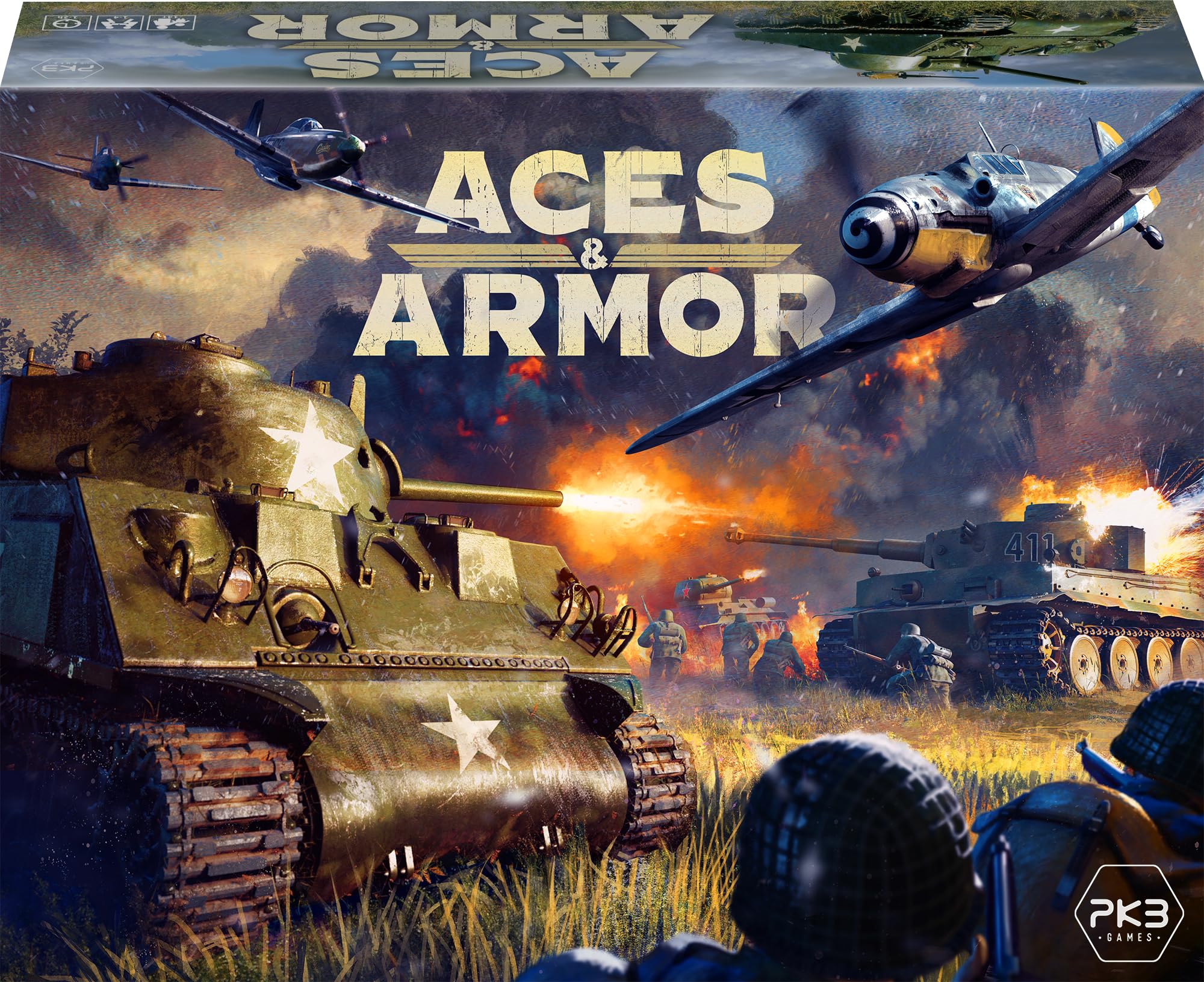 PKB Games Aces & Armor frontline miniature ready for immersive battles.