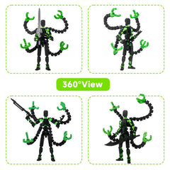 PkghoKids T13 3D printed PETG figure with durable construction.