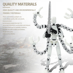 PkghoKids T13 3D printed PETG figure with durable joints