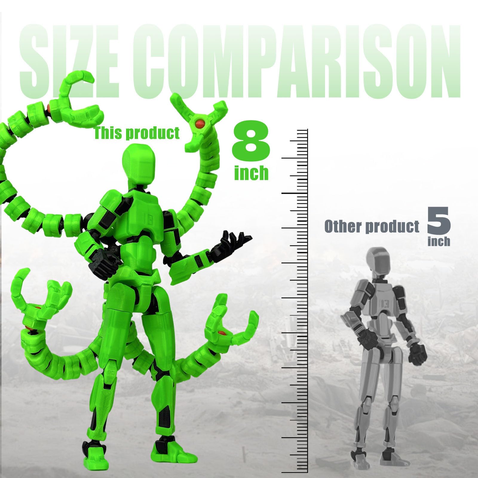 PkghoKids T13 seven weapons options provide varied looks for scenes.