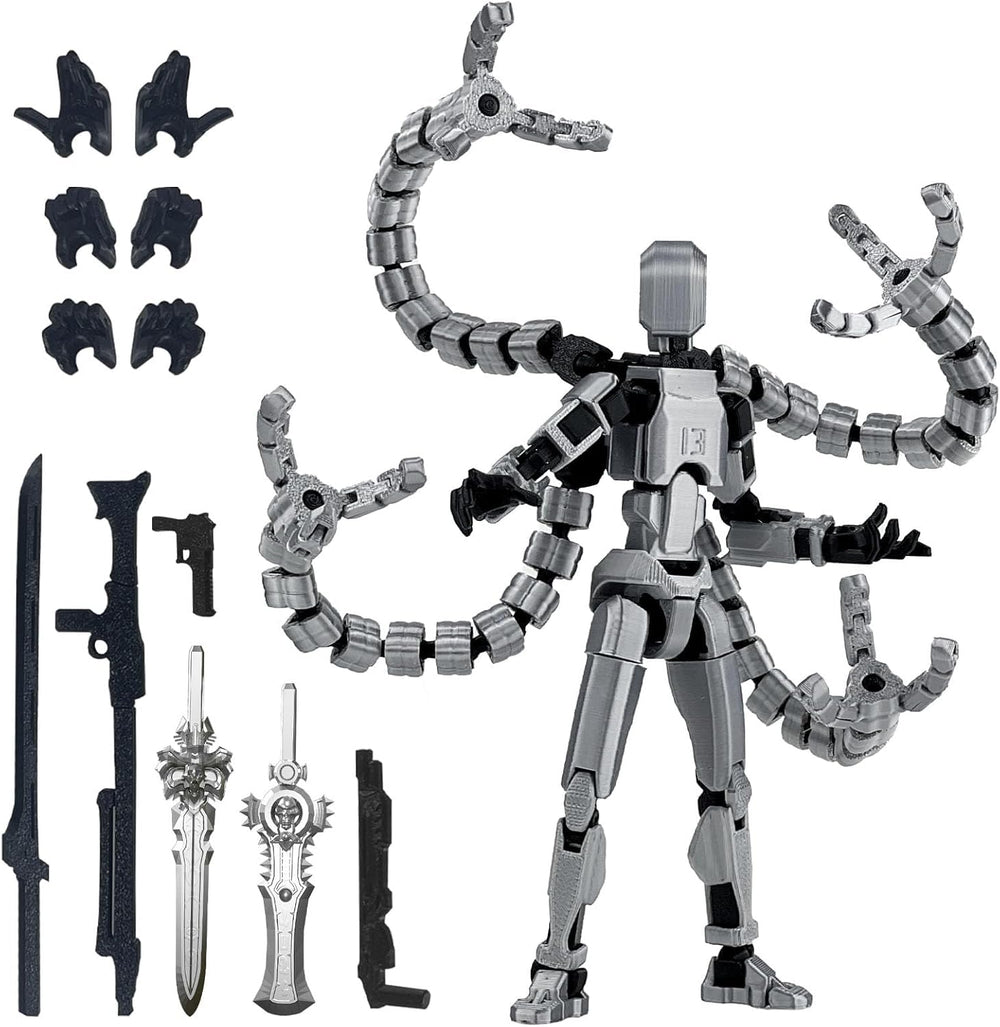 PkghoKids T13 assembly completed figure ready for dynamic display.