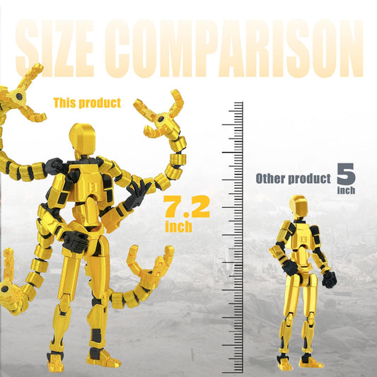 Pkghokids T13 fully articulated figure joints enabling dynamic posing for drawings and photos
