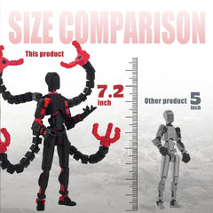 PkghoKids T13 interchangeable hands and weapons for customized character styles.