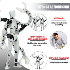 PkghoKids T13 movable joints enable dynamic poses for sketching and dioramas