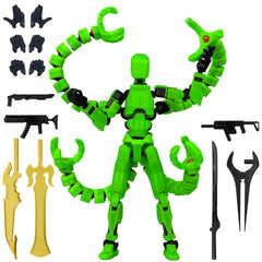 PkghoKids T13 movable joints poses enable dramatic action shots and desk decorations.