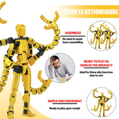 PkghoKids T13 movable joints enable versatile poses for photos and art.