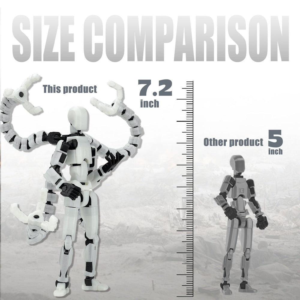 PkghoKids T13 multi-jointed figure in mid pose ideal for photography props.
