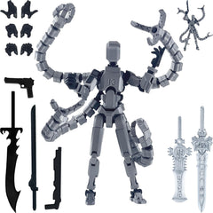 PkghoKids T13 multi-jointed figure enables expressive poses for photos.