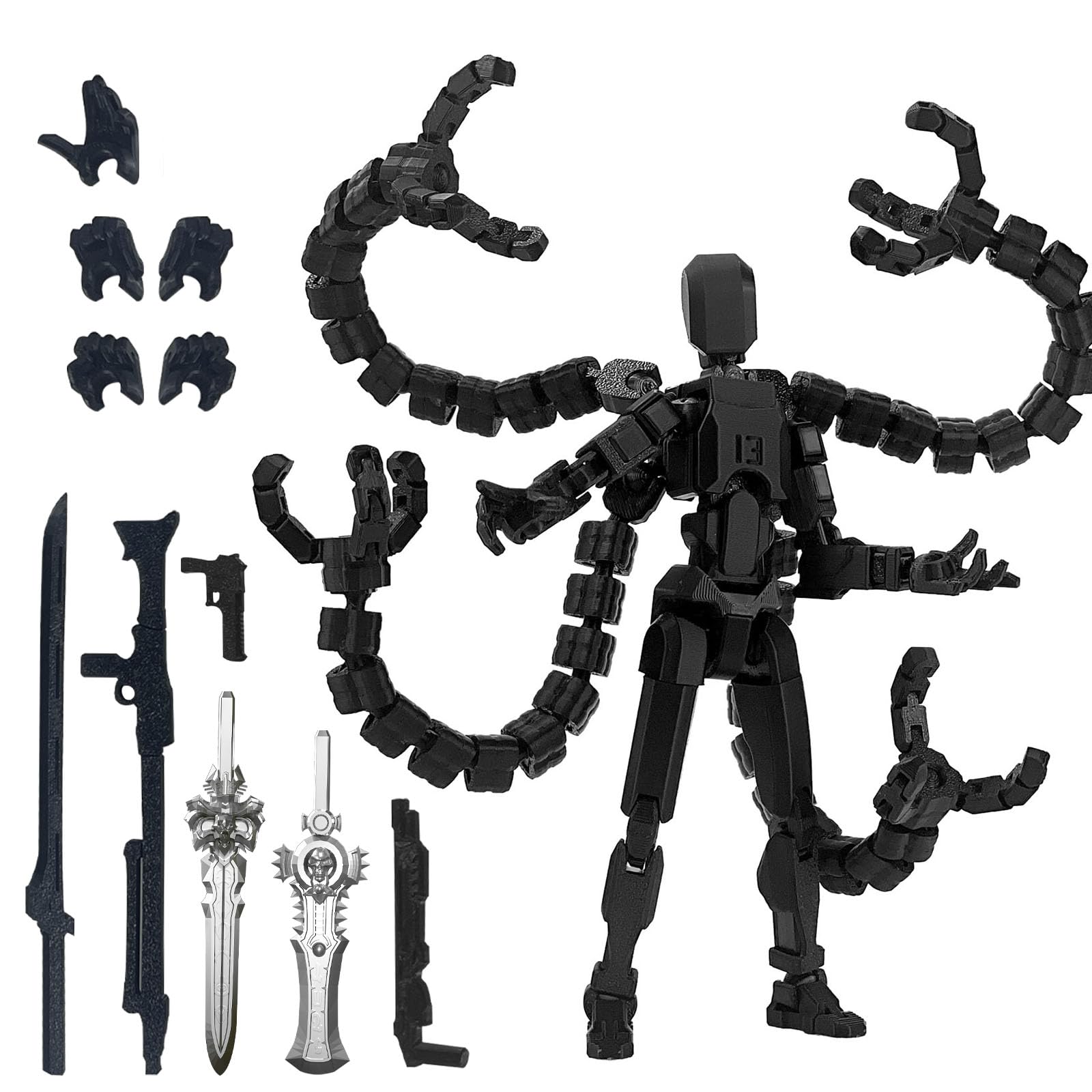 PkghoKids T13 Nova seven-point-two-inch action figure in dynamic pose for display.