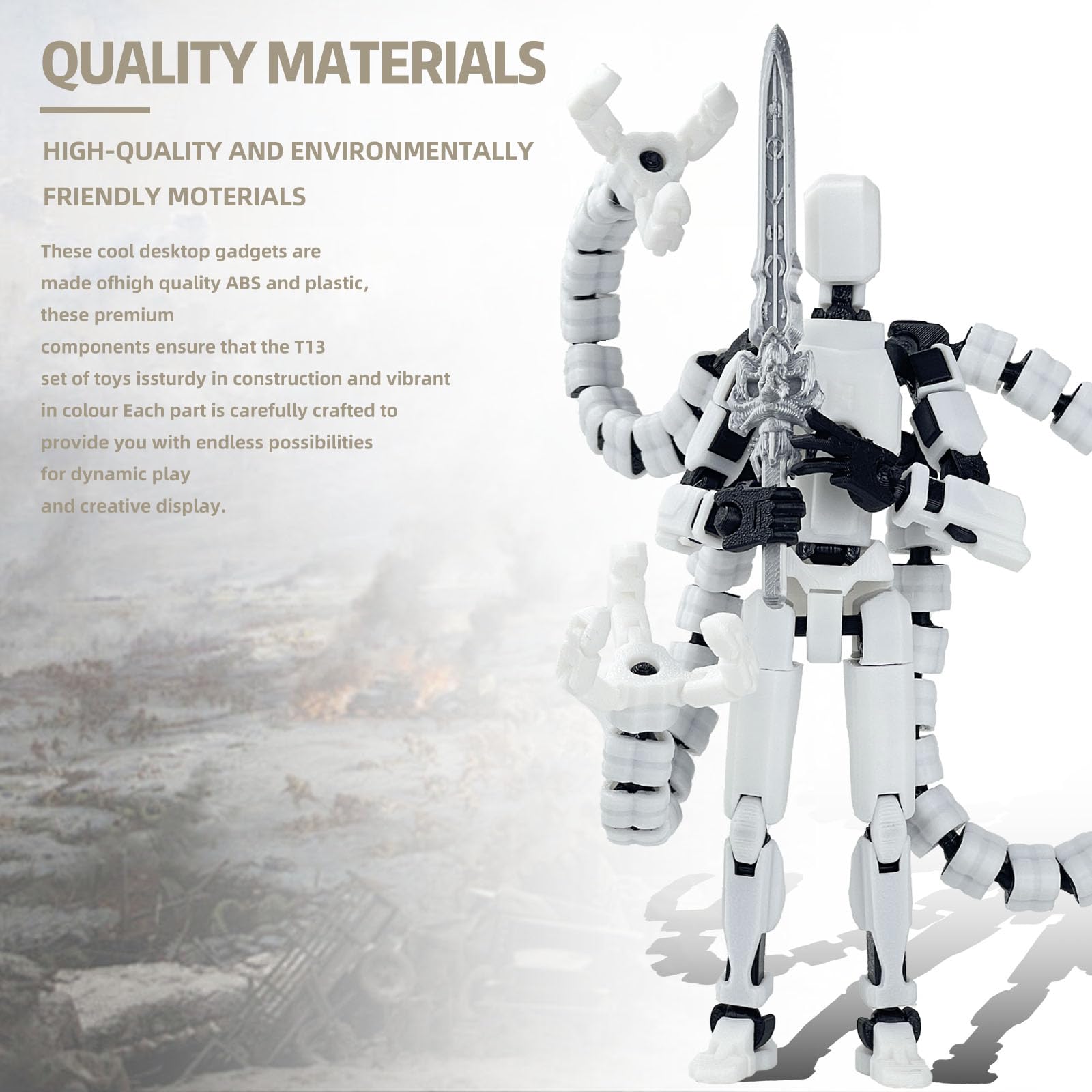 PkghoKids T13 posing capability supports drawing practice and gesture studies.