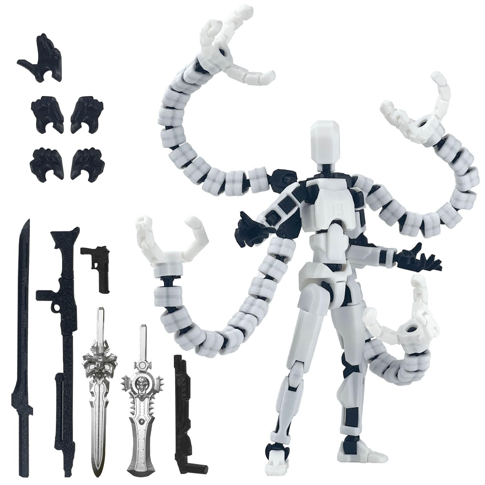 PkghoKids T13 figure in a dynamic pose for display and photography.