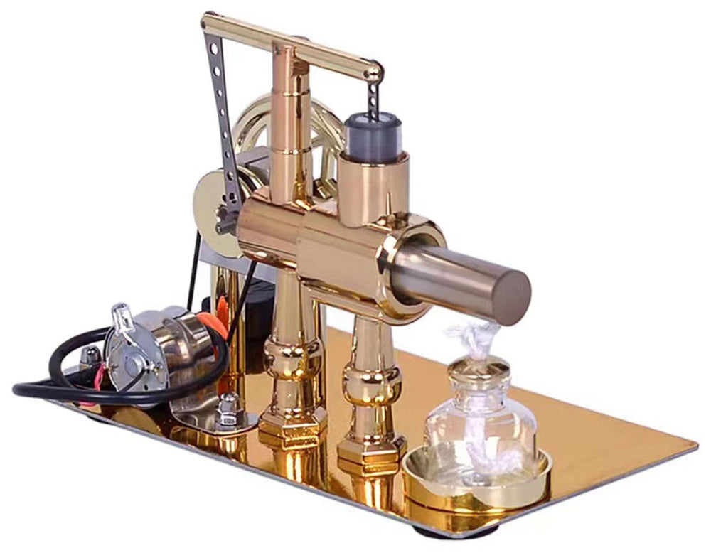 Pktiugf crank-rocker mechanism adds kinetic realism to a science toy