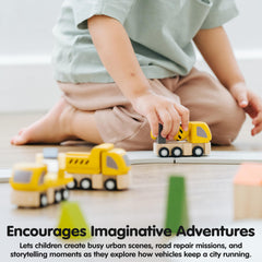 PlanToys wooden kit demonstrates safe, durable materials for eco friendly learning.