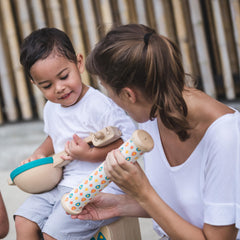 PlanToys Rain Maker is crafted with organic pigments and non-toxic dyes.