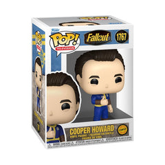Plastic box protector with removable film protects the POP! figure during storage