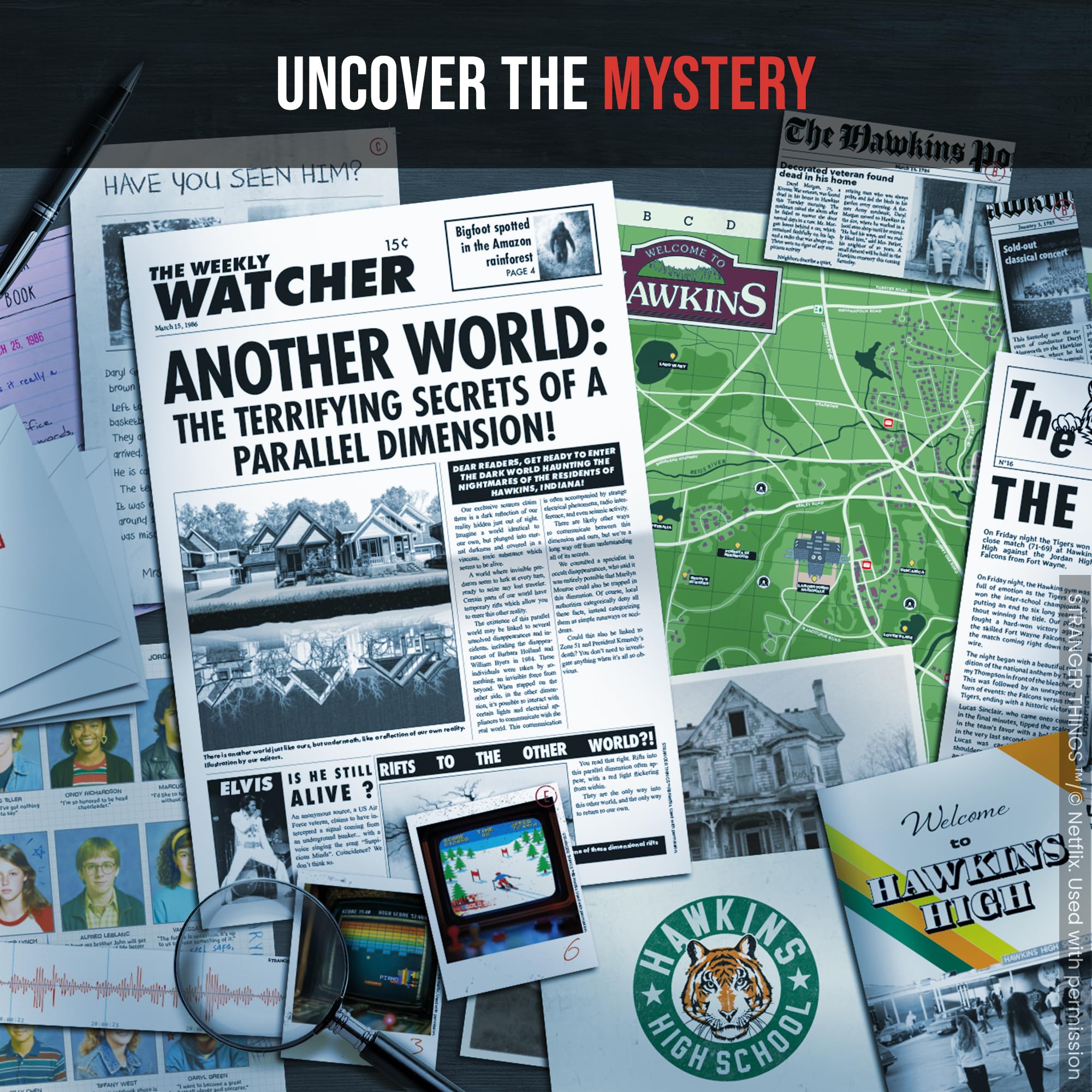 Platonia PROFILER: Walkman and vintage computer unlock retro investigation moments.