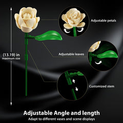PLAXSOON adjustable flower stems for customizable bouquet layout
