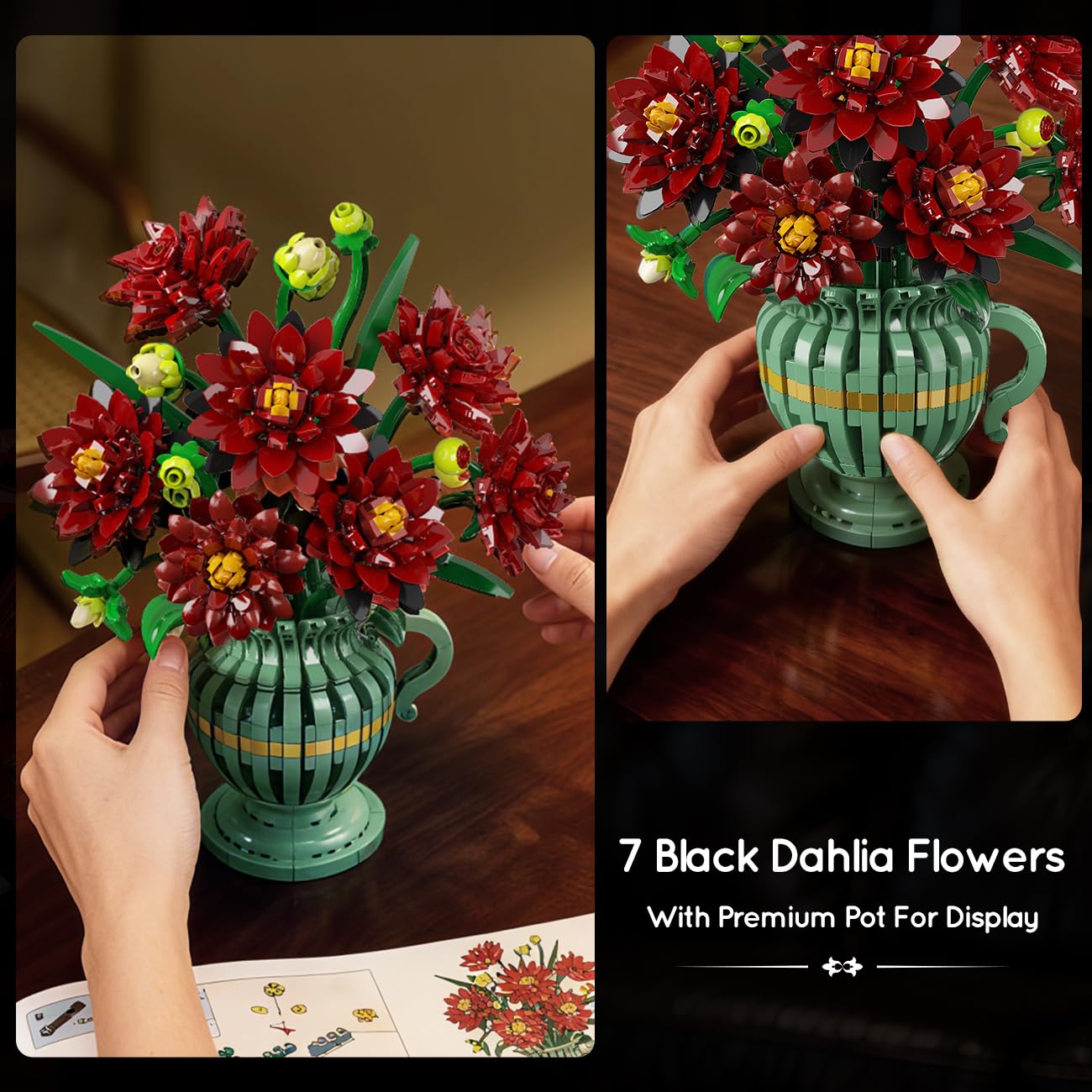 PLAXSOON Exclusive vase included for a cohesive arrangement