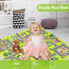 PLAY 10 City Road Track tile easy assembly for quick setup
