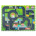 PLAY 10 foam play mat city roads tiles for safe crawling and imaginative play