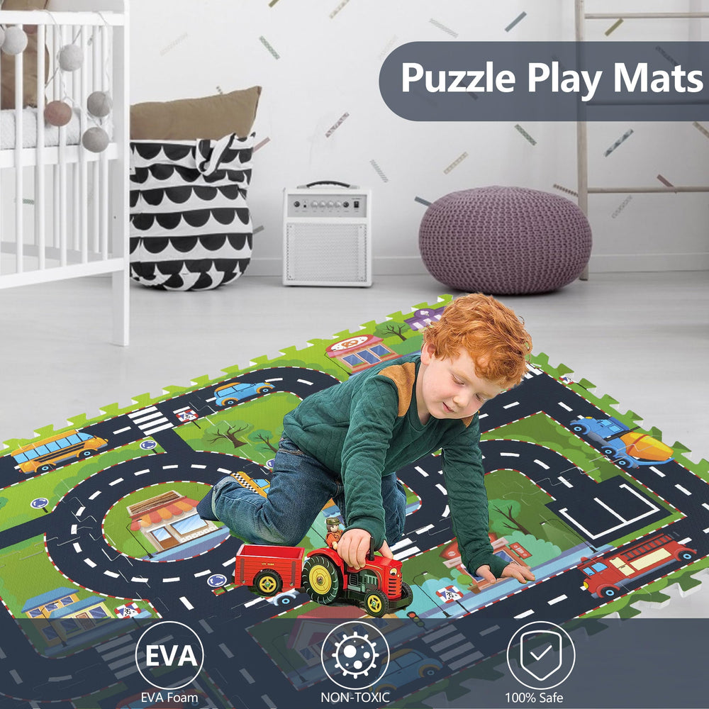 PLAY 10 interlocking tiles close-up edge showing secure joints for easy assembly