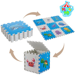 Play 10 versatile mat suitable for homes, daycares, and travel.