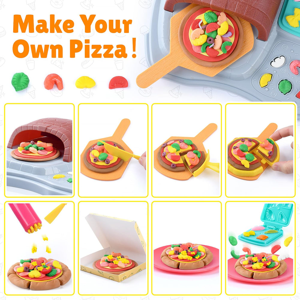 PLAY 2 in 1 Color Dough Molds and accessories for creative crafting.