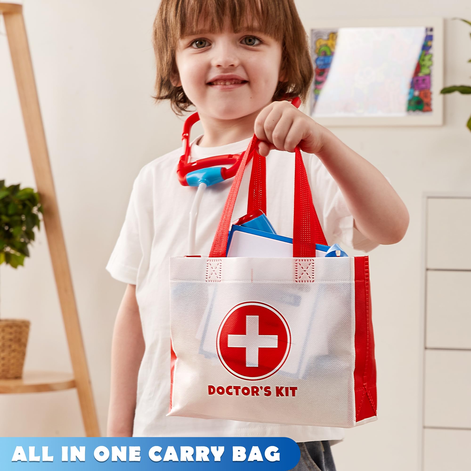 Play-Act Dress-Up Playset: versatile clinic scenes for creative play.